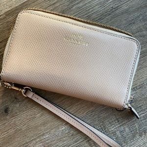 Coach small wristlet wallet